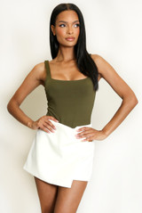 Square Neck Basic Bodysuit