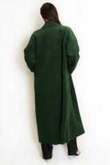 Oversized Long Wool-Look Coat