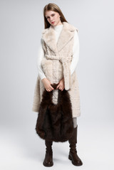 Faux Fur Slouchy Tote Bag  Faux Fur Slouchy Tote Bag