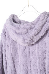 Textured Teddy Zip Hoodie And Trouser Lounge Set