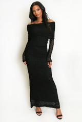 Bobble Lace Bardot Top Bobble Lace Bardot Top