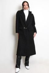  Boucle Double Button Oversized Coat (Pre Order)