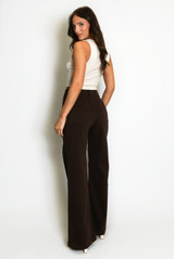 Front Seam High Waist Wide Leg Jeans Front Seam High Waist Wide Leg Jeans