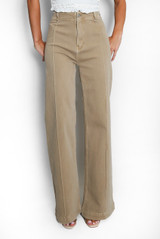 Front Seam High Waist Wide Leg Jeans Front Seam High Waist Wide Leg Jeans