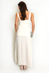 Tailored Pleated Maxi Dress Tailored Pleated Maxi Dress