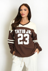 23 Slogan Varsity Sweatshirt  23 Slogan Varsity Sweatshirt