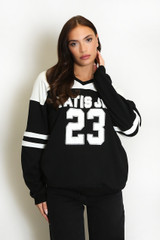 23 Slogan Varsity Sweatshirt  23 Slogan Varsity Sweatshirt