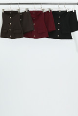 Tailored Bandeau Top And Skort Set