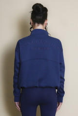 Santa Monica Slogan Half Zip Sweatshirt Santa Monica Slogan Half Zip Sweatshirt