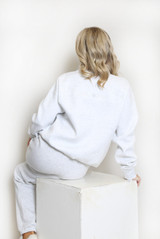 Santa Monica Slogan Half Zip Sweatshirt Santa Monica Slogan Half Zip Sweatshirt