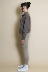 Santa Monica Slogan Half Zip Sweatshirt Santa Monica Slogan Half Zip Sweatshirt