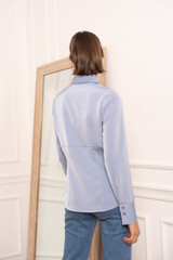 Satin Pleated Blouse Satin Pleated Blouse