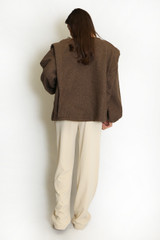 Borg Open Front Jacket 