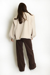 Borg Open Front Jacket 