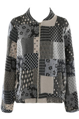 Patchwork Bomber Jacket