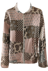 Patchwork Bomber Jacket