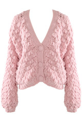Chunky Bobble Knit Cardigan