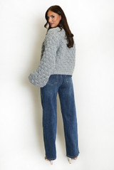 Chunky Bobble Knit Cardigan