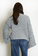 Chunky Bobble Knit Cardigan