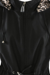 Reversible Leopard Print Raincoat 