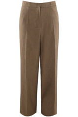 Textured Straight Leg Trousers