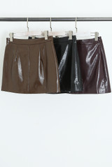 Vinyl Mini Skirt