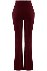 Sculpted Waist Flare Trousers Sculpted Waist Flare Trousers
