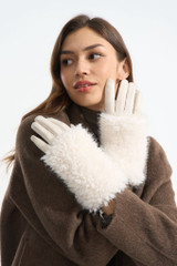 Shaggy Faux Fur Glove 