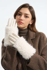 Shaggy Faux Fur Glove 