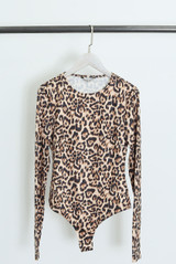 Leopard Long Sleeves Bodysuit