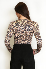 Leopard Long Sleeves Bodysuit