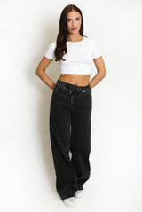 Overlap Dad Fit Jeans