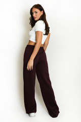 Braided Side Stripe Wide Leg Joggers