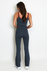 Contrast Edge Bralet and Trouser Gym Set - 10 Colours