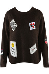 Patch Wool Blend Jumper