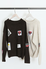 Patch Wool Blend Jumper