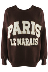 Paris Embossed Jumper