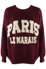 Paris Embossed Jumper