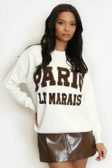 Paris Embossed Jumper
