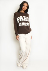 Paris Embossed Jumper
