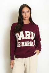 Paris Embossed Jumper