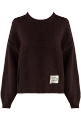 Slogan Tag Wool Blend Jumper