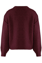 Slogan Tag Wool Blend Jumper