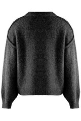Slogan Tag Wool Blend Jumper