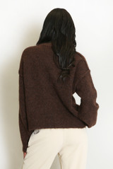 Slogan Tag Wool Blend Jumper