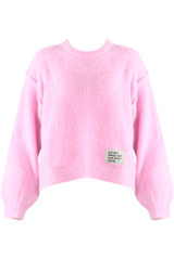 Slogan Tag Wool Blend Jumper