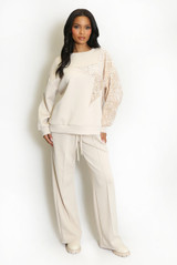 Star Sequin Sweatshirt and Trouser Co-Ord