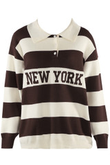 New York Striped Rugby Jumper New York Striped Rugby Jumper