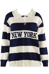New York Striped Rugby Jumper New York Striped Rugby Jumper