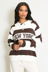 New York Striped Rugby Jumper New York Striped Rugby Jumper